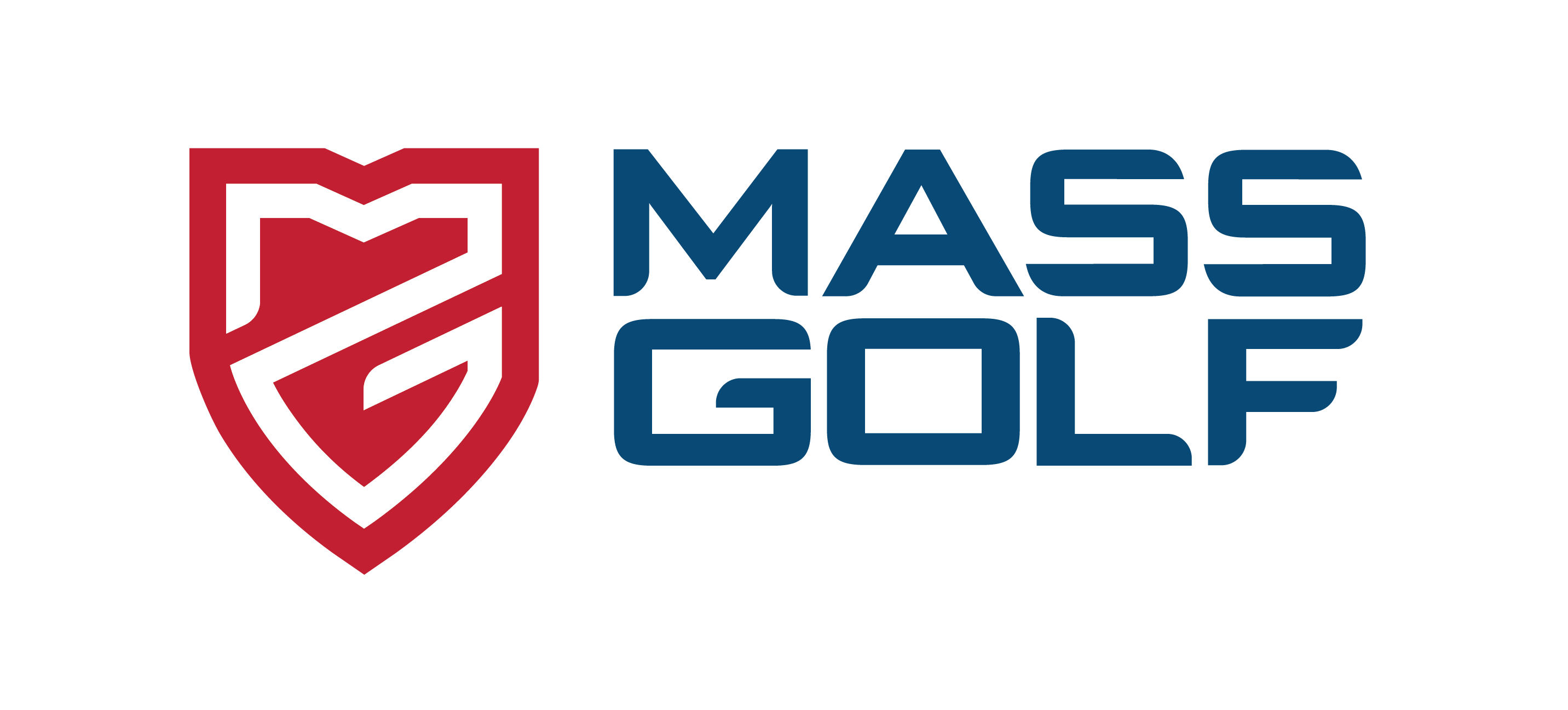 MassGolf PMS Horizontal Stacked Closed Shield RedBlue-1